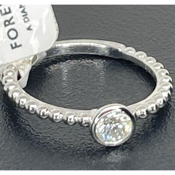 De Beers Forevermark Natural Diamond 18K Solid Gold Ring (1/4 ct) SZ 6.5 Luxury - Picture 15 of 16